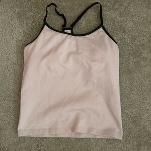 Love Sports Pink and Black Top